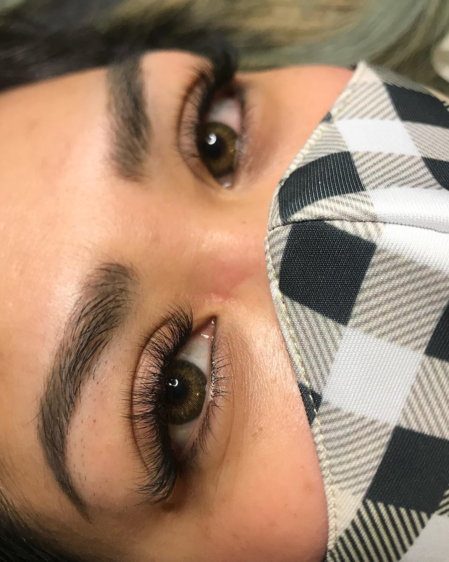 Volume lash set — hazel eyes